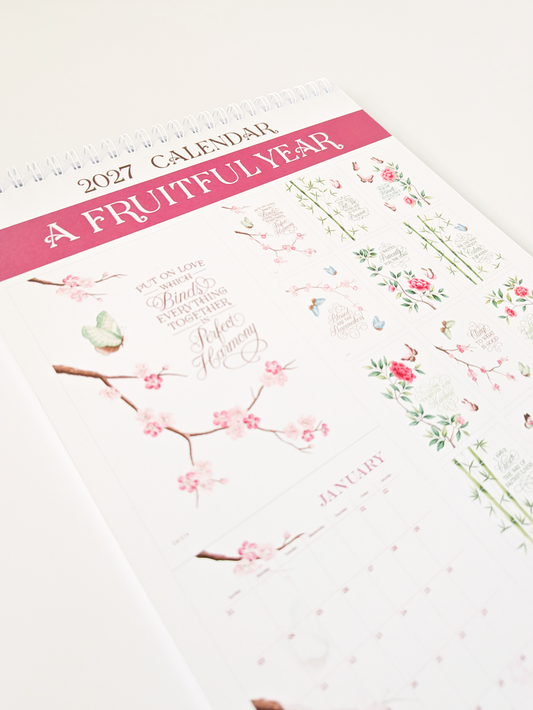 2027 Year Calendar - A Fruitful Year