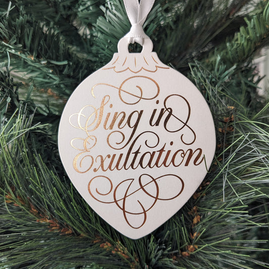 Christmas Ornaments - Script