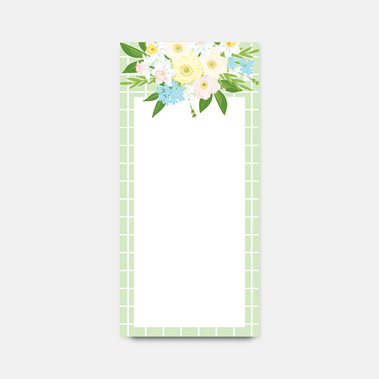 Notepad - Poppy florals