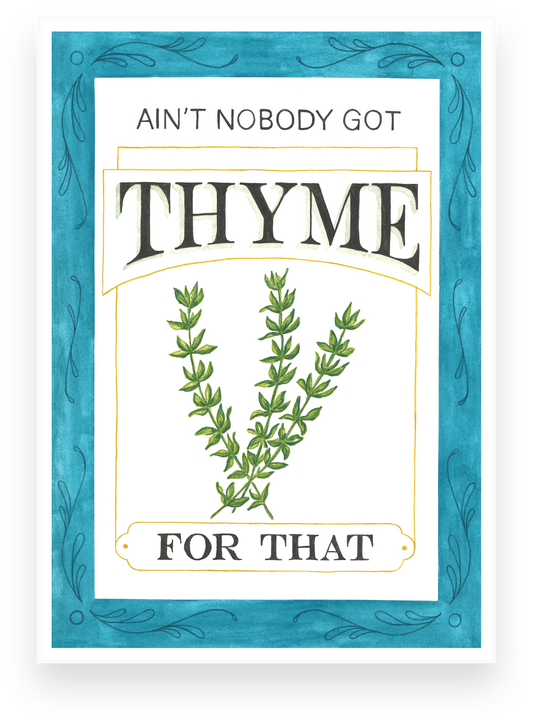 Seed Puns - Thyme