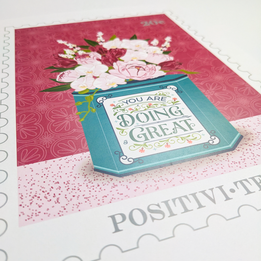 Stamp Print - Positivi-tea