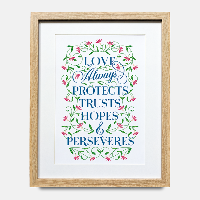 Print - Love Always Protects