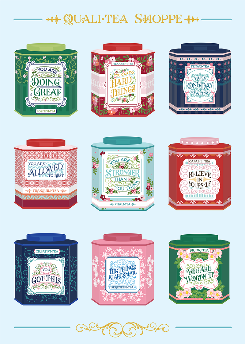 Tea Towel - Quali-tea Shoppe
