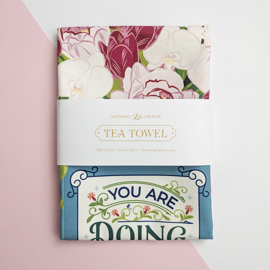 Tea Towel - Positivi-tea