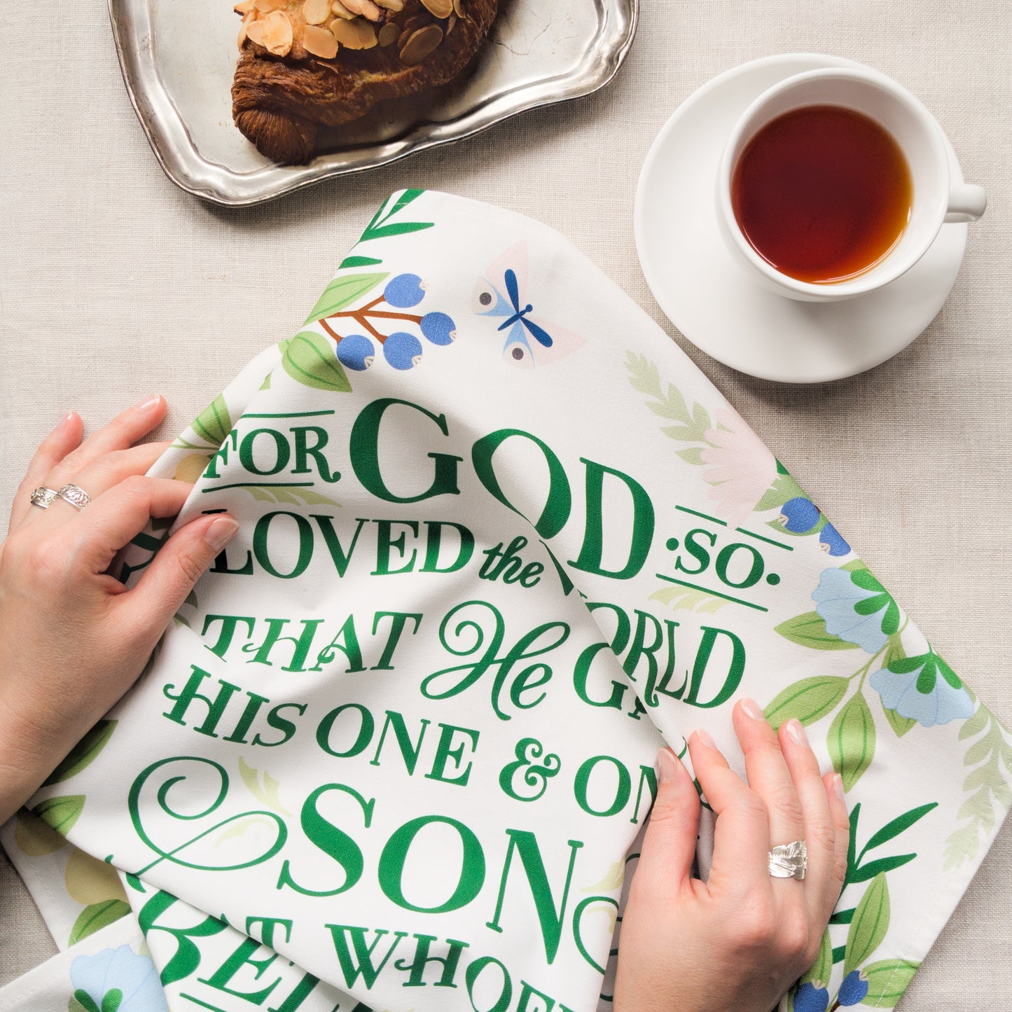 Tea Towel - John 3:16