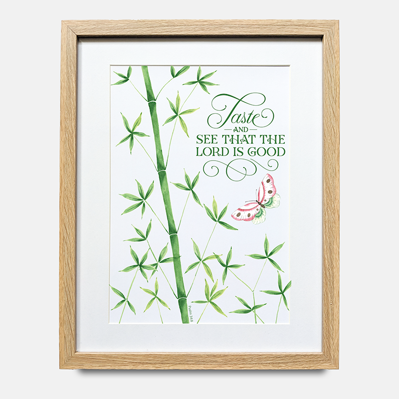 Print - Taste and see