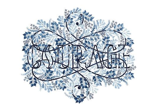 Watercolour Print - Courage (A study in blue)