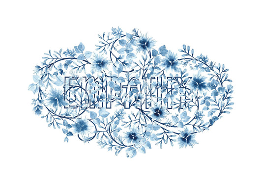 Empathy. A study in Antwerp blue