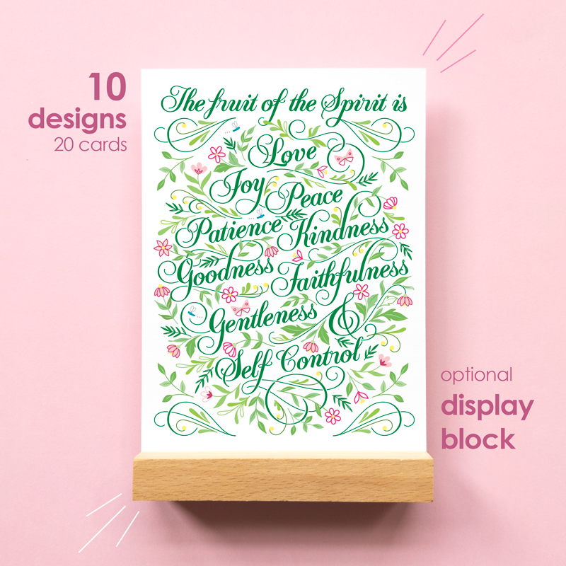 Fruits of the Spirit card pack