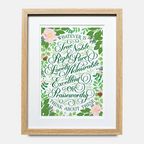 Whatever is true Philippians 4:8 Christian wall art print