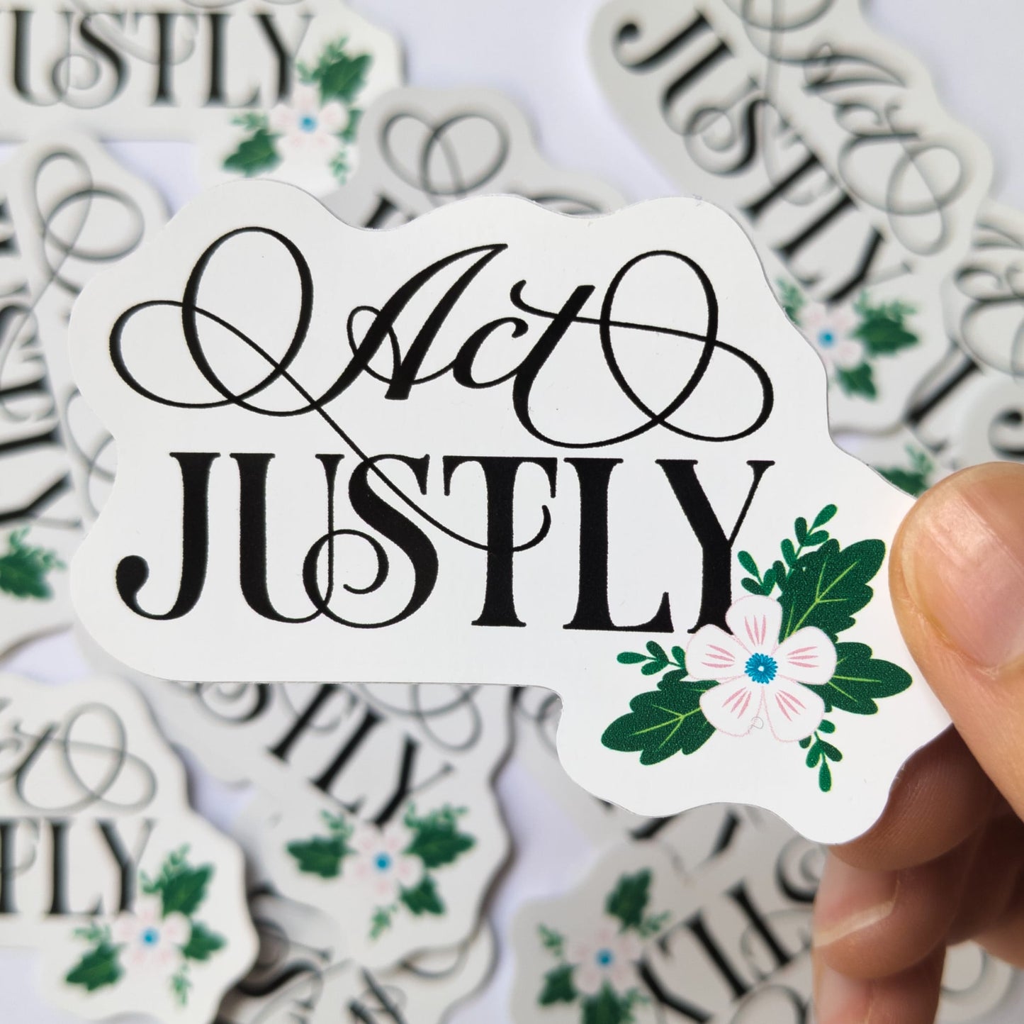 Sticker : Act Justly (Micah 6:8)