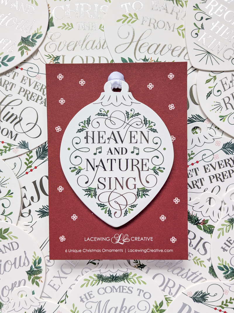 Christmas Ornaments - Silver Sparkle