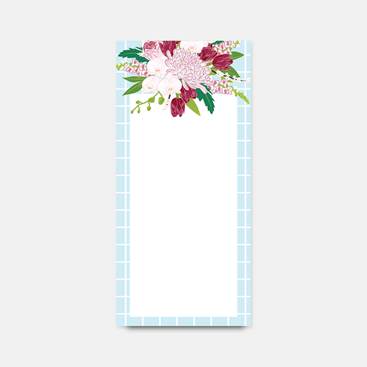 Notepad - Orchid florals