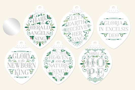 Pre-order: Christmas Ornaments - Silver Festive