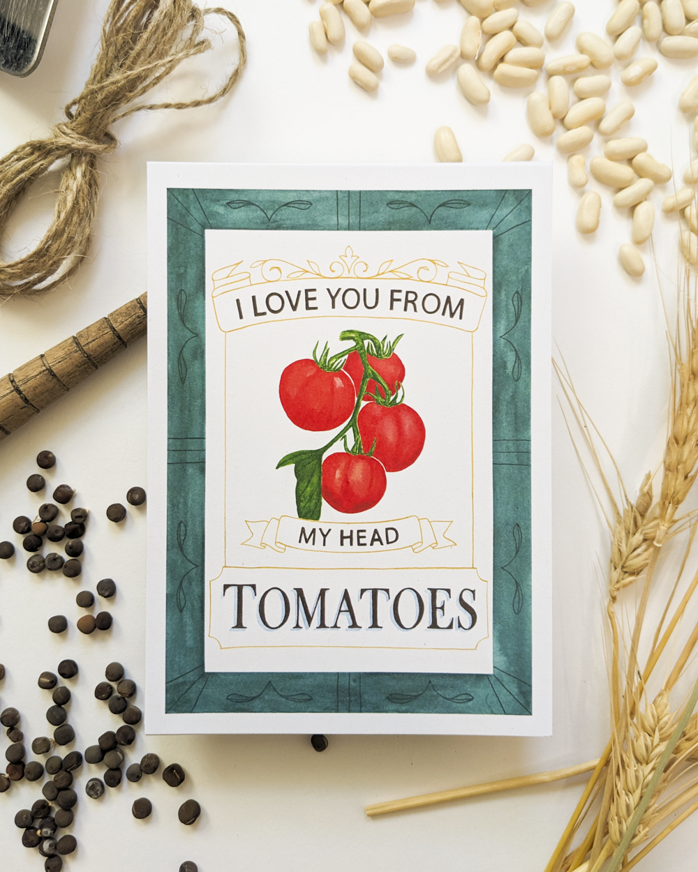 12 Seed Pun Postcards