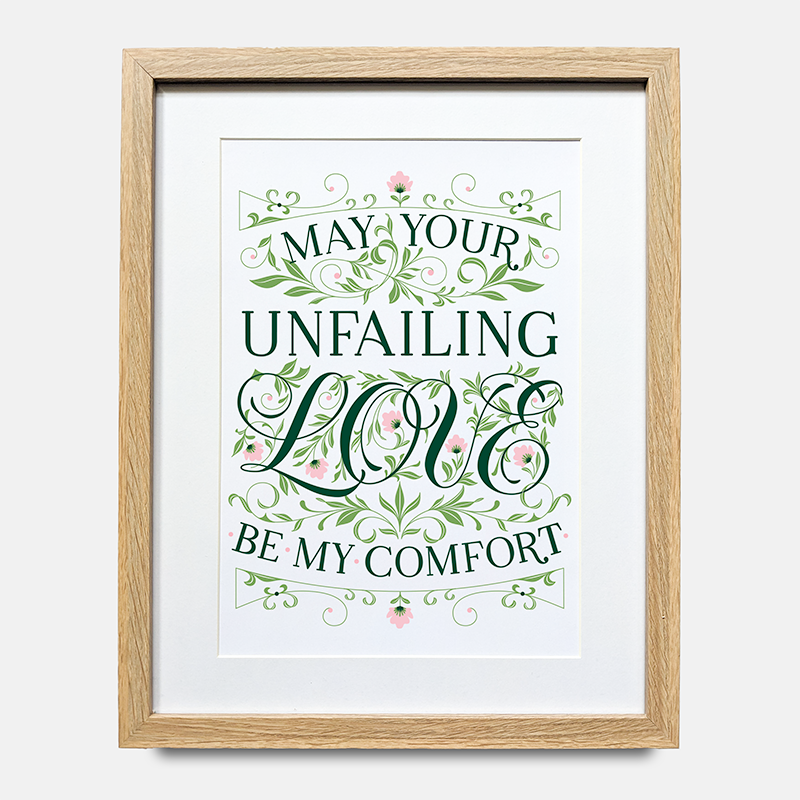 Print - May your unfailing love