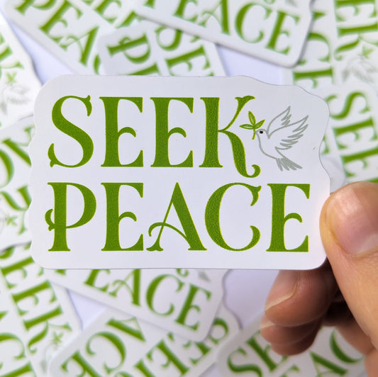 Sticker : Seek Peace
