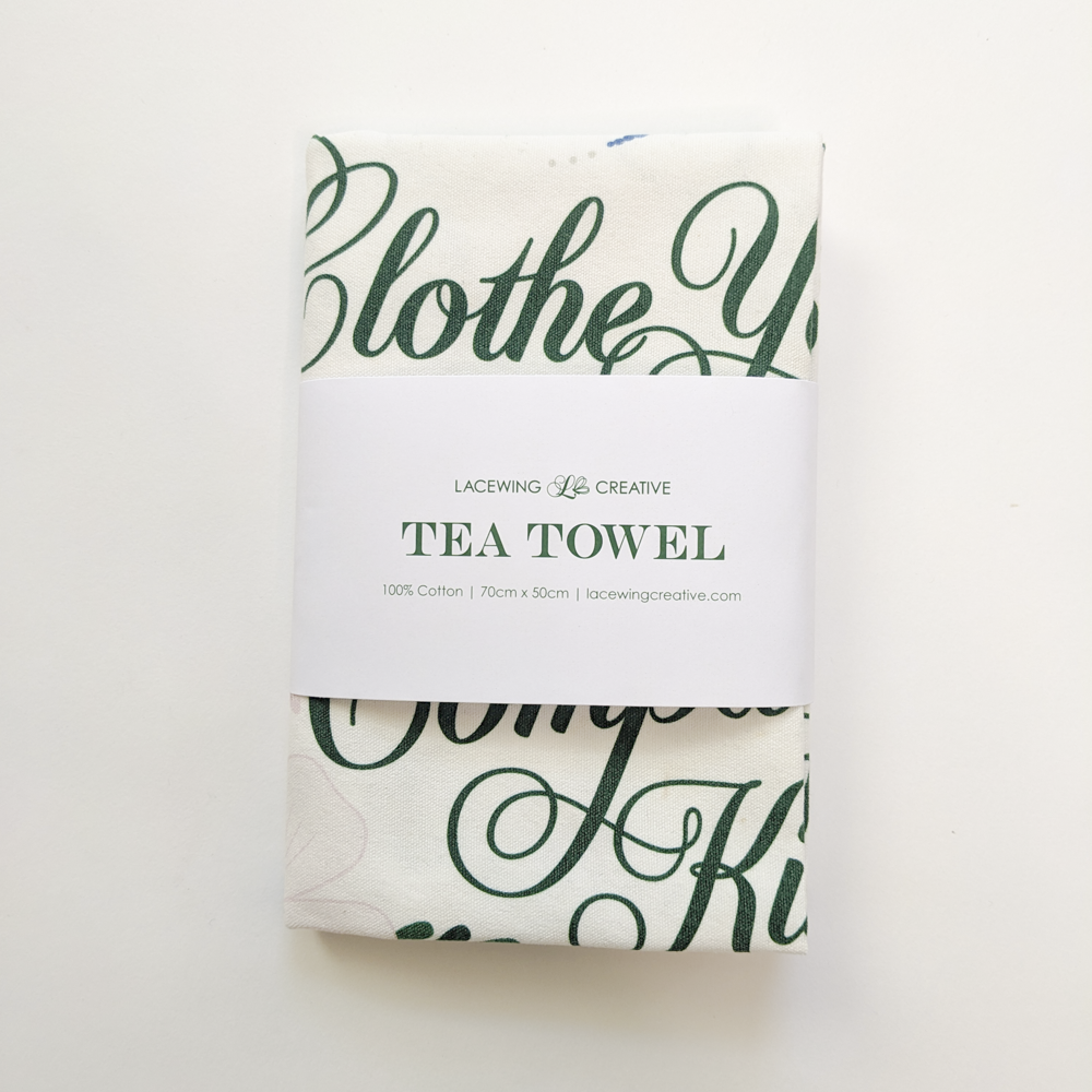 Tea Towel - Colossians 3:12 (Pre-order now)