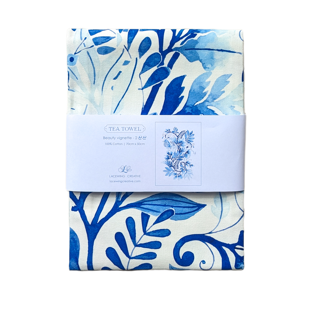 Tea Towel - Serenity Vignette 🦋