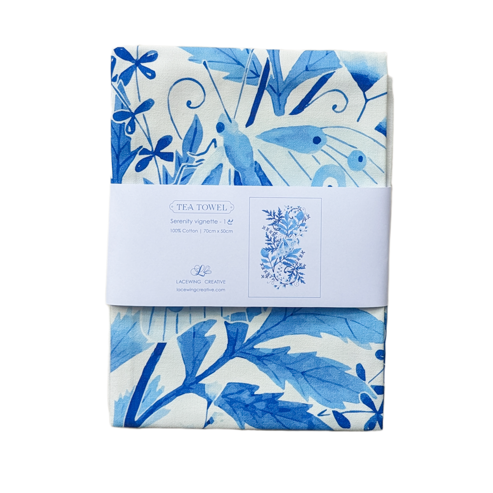 Tea Towel - Beauty Vignette 🦋🦋