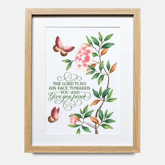 Print - The Lord turn his face