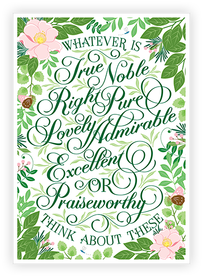 Print - Whatever is True