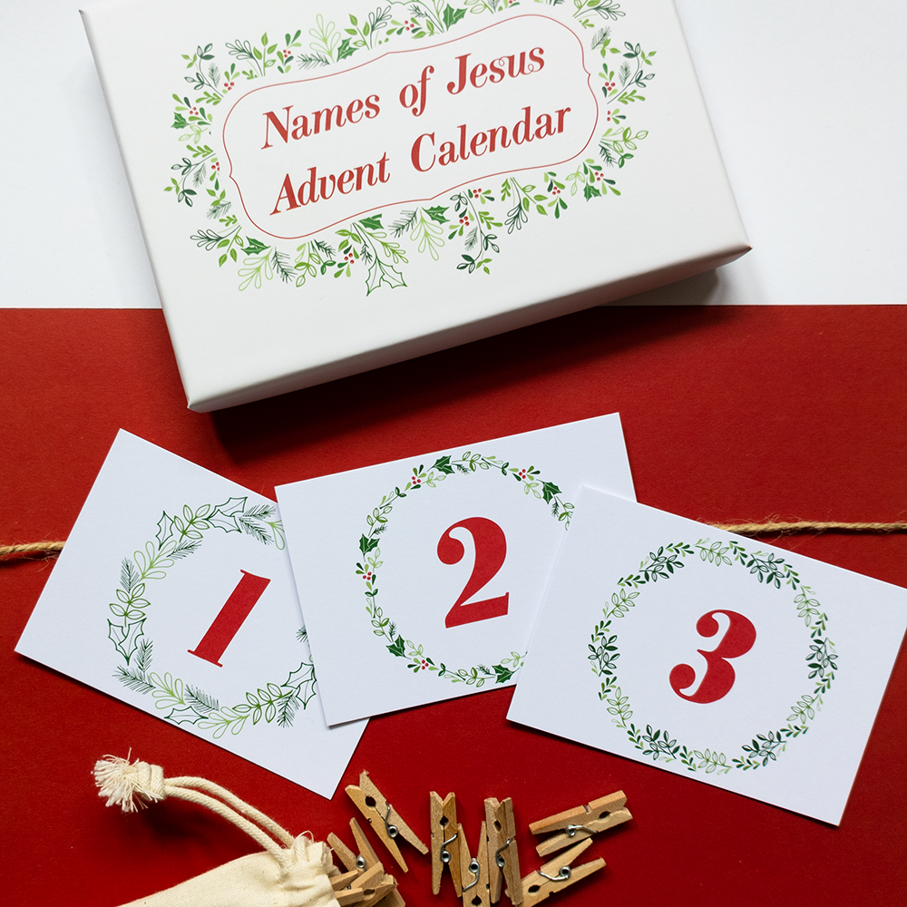 Christian advent calendar - Names of Jesus Advent Calendar
