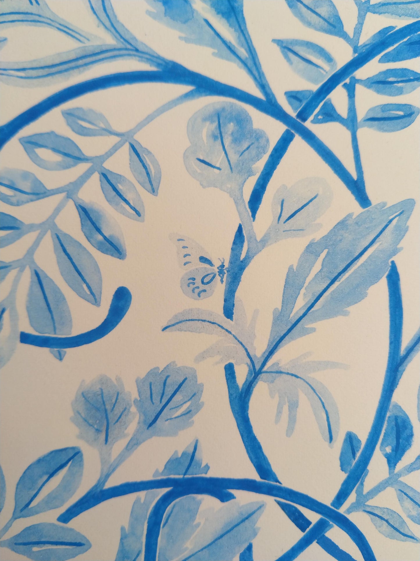 Watercolour Print - Goodness. A study in Cerulean